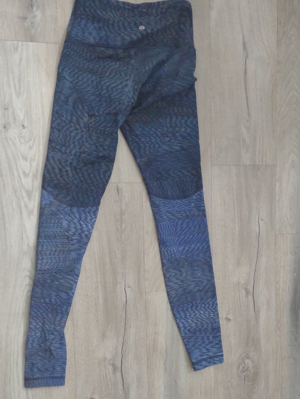 lululemon athletica Navy and Deep Blue Patterned Leggings
